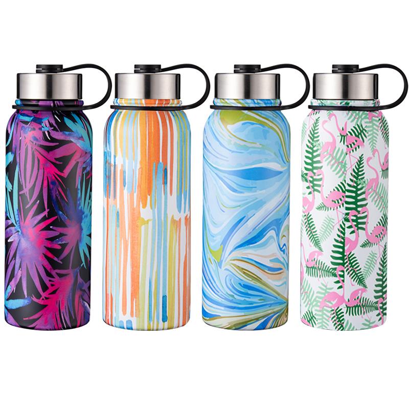 710ml Lulu Insulated Water Cup Sports Bottle Water Bottles Stainless Steel  Pure Titanium Vacuum Portable Leakproof Outdoor Cup - AliExpress