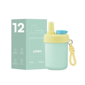 12oz kids stainless steel water bottle with fruit infuser