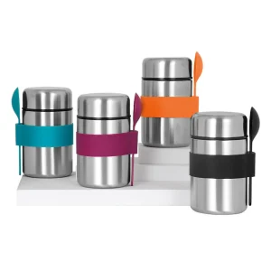 400 ml vacuum insulated stainless steel food jar with spoon
