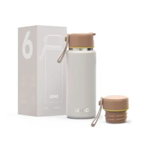 Super Slim Stainless Steel Water Bottle with Straw Lid – 6–16 oz