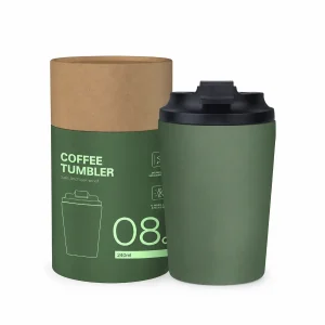 leak proof stainless steel coffee tumbler – 8oz & 12oz