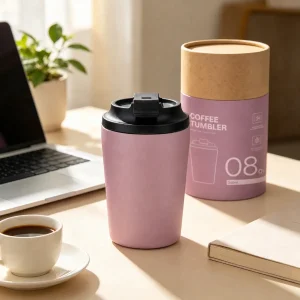 leak proof stainless steel coffee tumbler – 8oz & 12oz