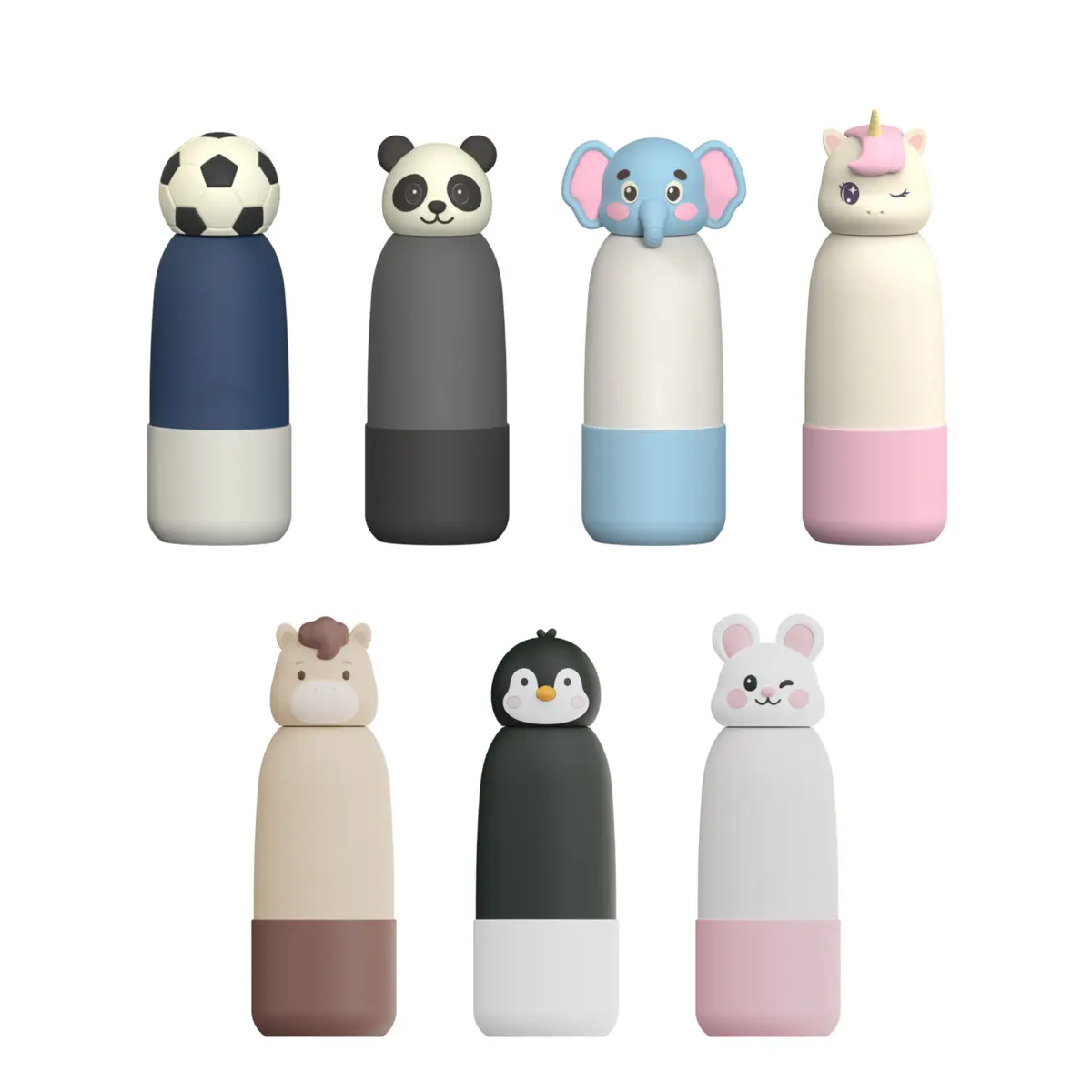 cute animal stainless steel water bottle for kids – 14oz & 17oz cute animal stainless steel water bottle for kids – 14oz & 17oz