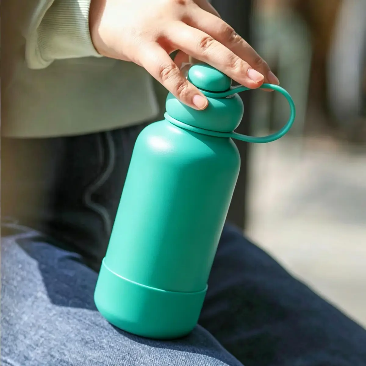 3-in-1 Stainless Steel Water Bottle with 3 Lids – 18, 24 & 32 oz - Image 5