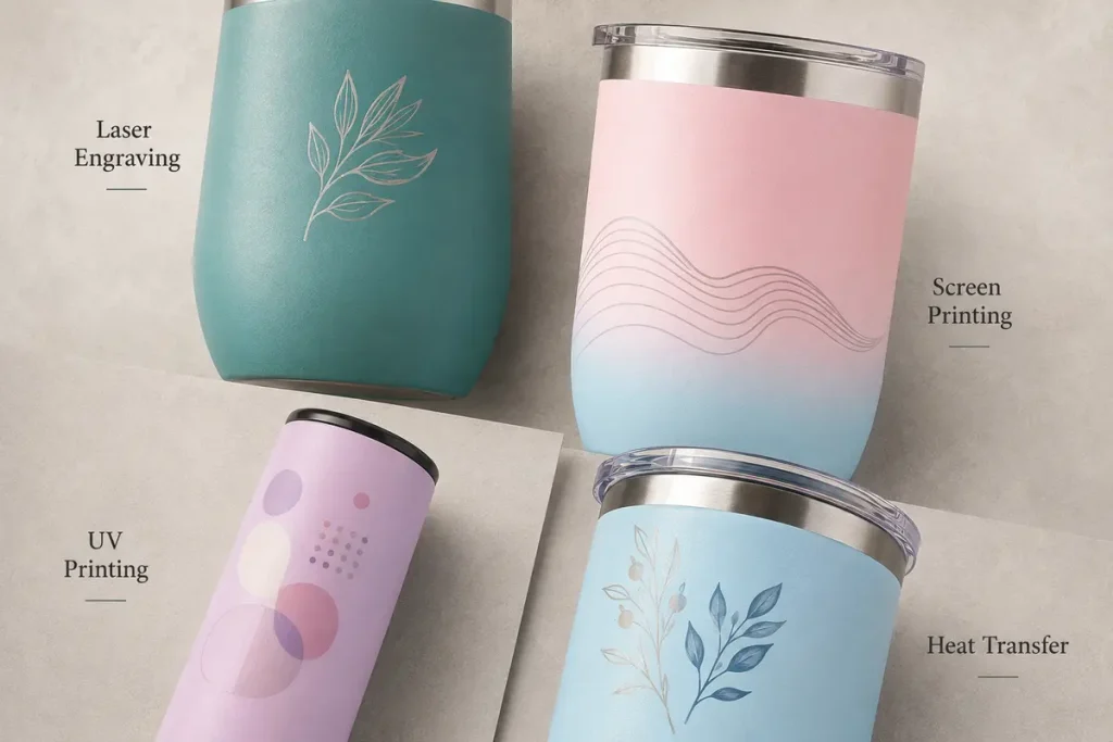 How to Request an Accurate Quote for Custom Stainless Steel Drinkware Logo decoration methods for stainless steel drinkware